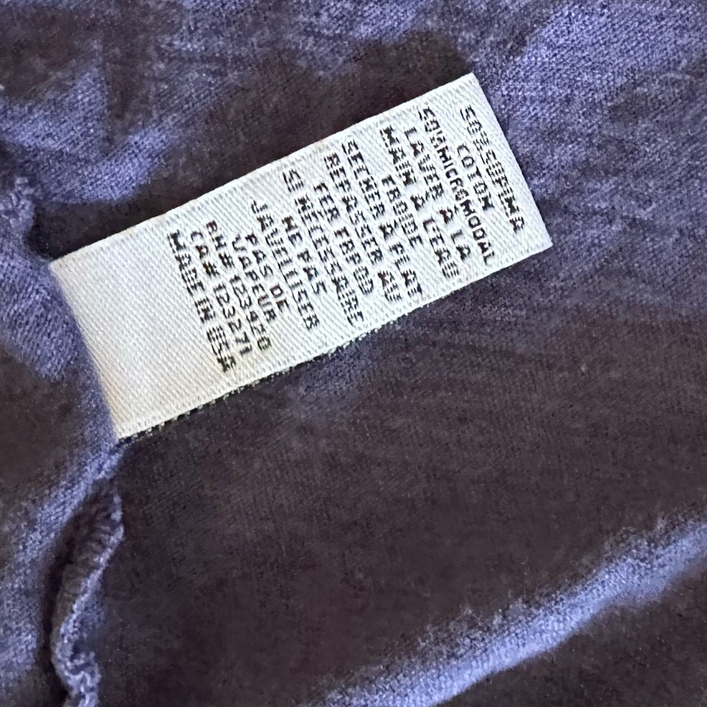 LA Made blue tee with V back - size XS - Picture 4 of 4